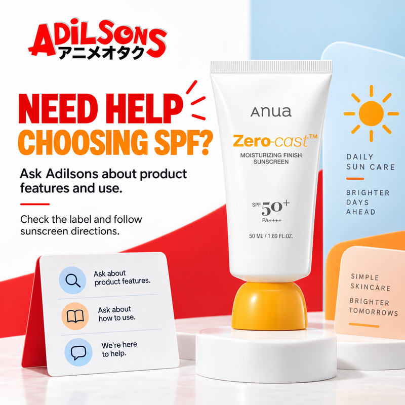 Anua Zero-Cast Moisturizing Finish Sunscreen SPF50+ PA++++ 50ml creative 18 of 20