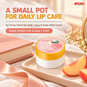 A'pieu Honey and Milk Daily Lip Mask Peach 6g creative 1 of 20