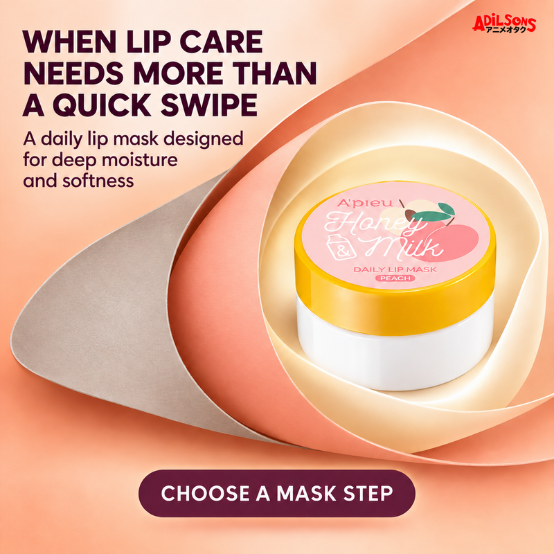 A'pieu Honey and Milk Daily Lip Mask Peach 6g creative 2 of 20