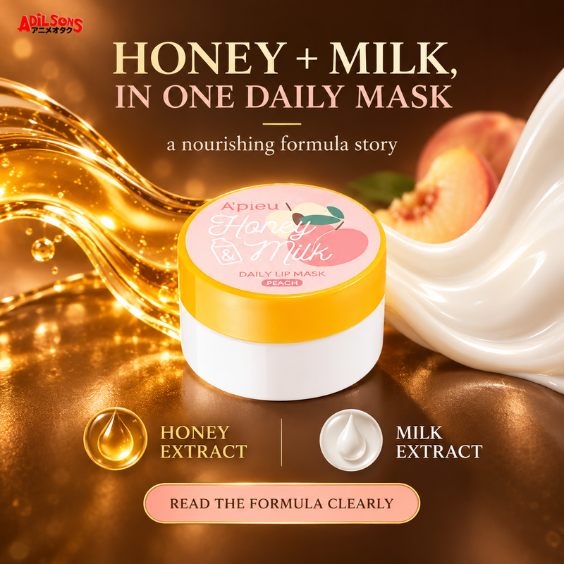 A'pieu Honey and Milk Daily Lip Mask Peach 6g creative 5 of 20
