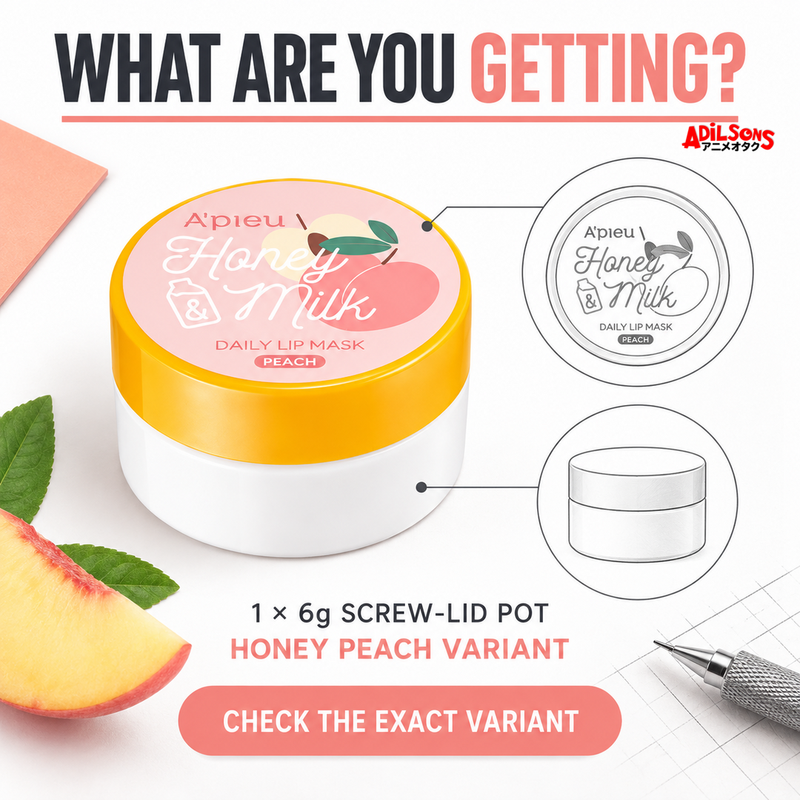 A'pieu Honey and Milk Daily Lip Mask Peach 6g creative 10 of 20