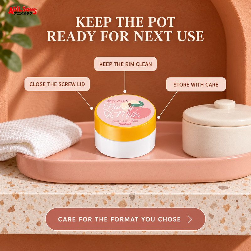 A'pieu Honey and Milk Daily Lip Mask Peach 6g creative 16 of 20