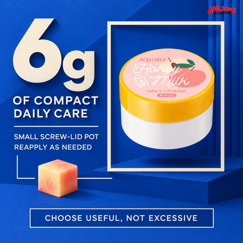 A'pieu Honey and Milk Daily Lip Mask Peach 6g creative 17 of 20