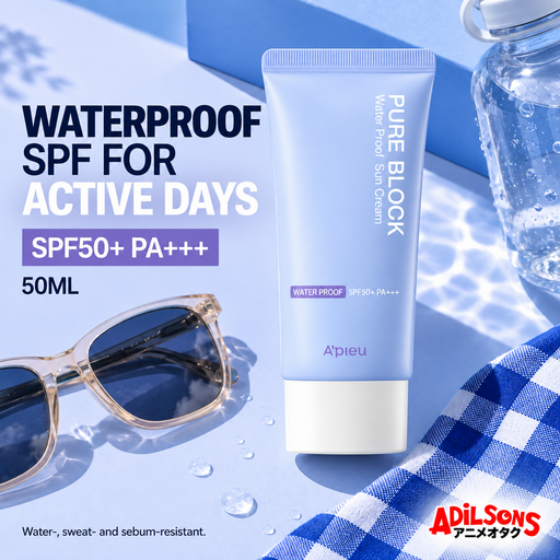 A'pieu Pure Block Natural Waterproof Sun Cream SPF50+ PA+++ creative 1 of 20