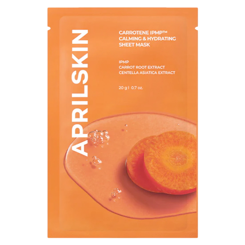 APRIL SKIN CARROTENE IPMP CALMING & HYDRATING SHEET MASK