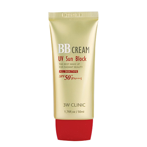3W CLINIC UV SUN BLOCK BB CREAM SPF50+ PA+++