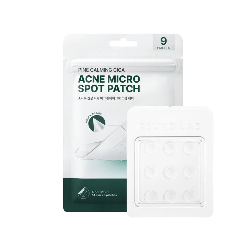 Round Lab PINE CALMING CICA ACNE MICRO SPOT PATCH 9ea