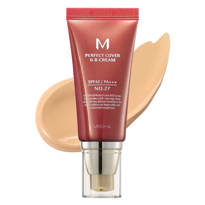 MISSHA M PERFECT COVER BB CREAM SPF42 PA+++, 27 HONEY BEIGE