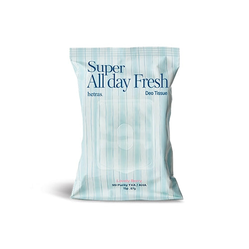 Hetras Super All Day Fresh Deo Tissue 15ea - Lovely Berry