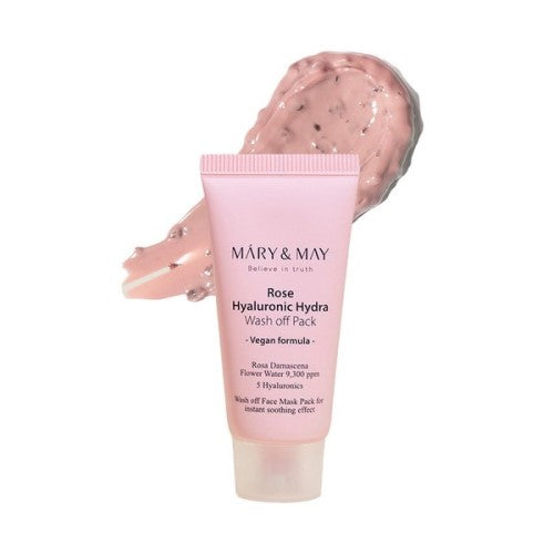 MARY&MAY ROSE HYALURONIC HYDRA WASH OFF PACK 30G