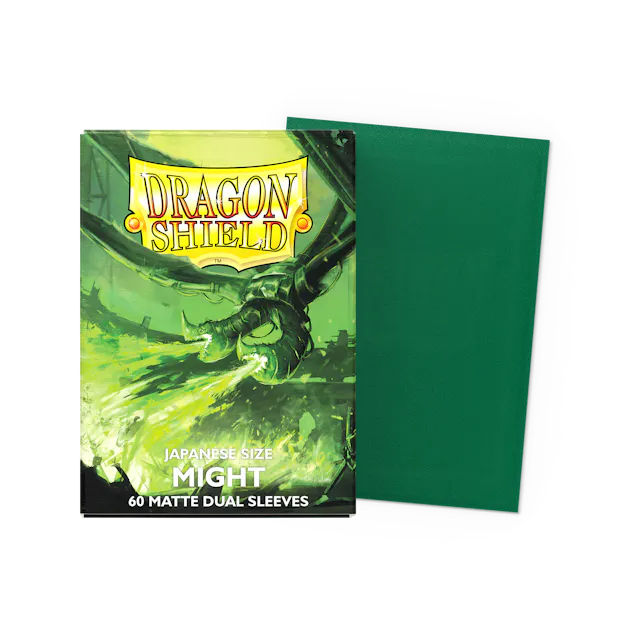 Dragon Shield Japanese Size Might Green                                                                                                                   Sleeves