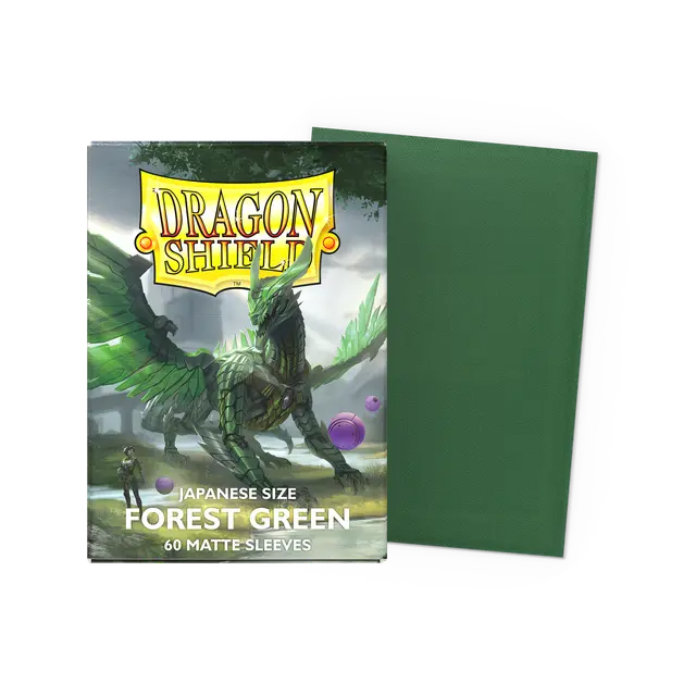 Dragon Shield Green Japanese Sleeves