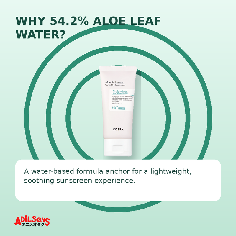 COSRX Aloe 54.2 Aqua Tone-Up Sunscreen 50ml creative 5 of 20