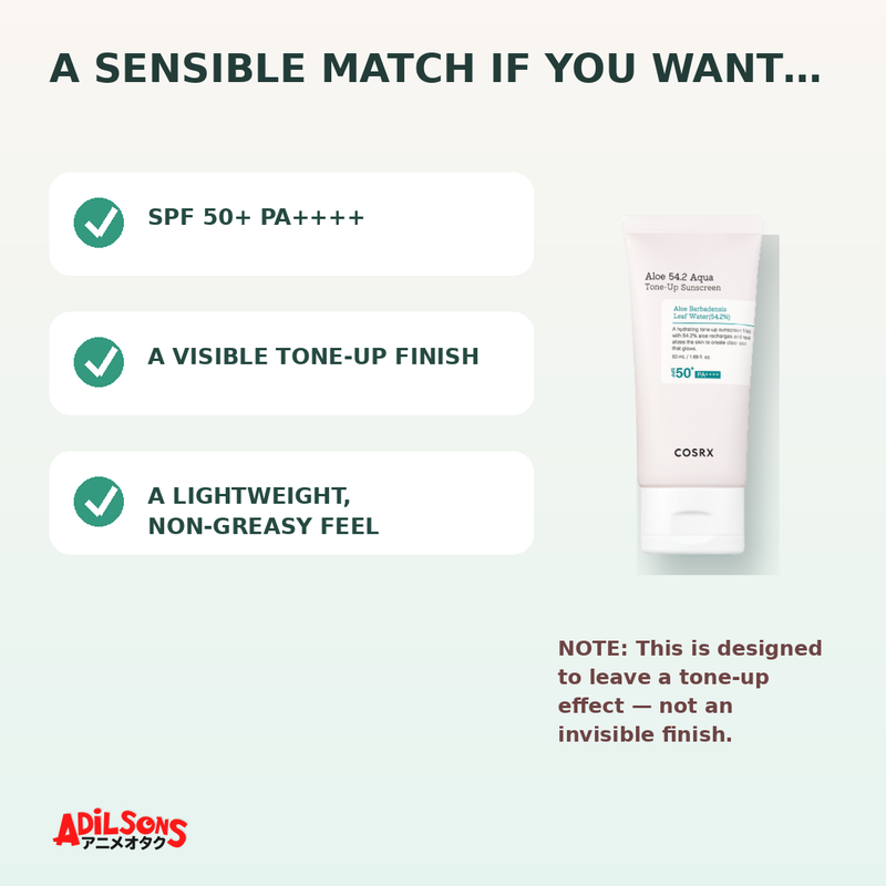 COSRX Aloe 54.2 Aqua Tone-Up Sunscreen 50ml creative 8 of 20