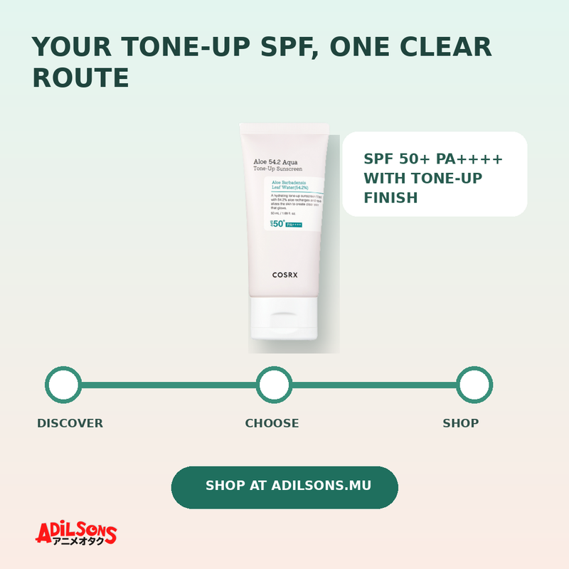 COSRX Aloe 54.2 Aqua Tone-Up Sunscreen 50ml creative 19 of 20