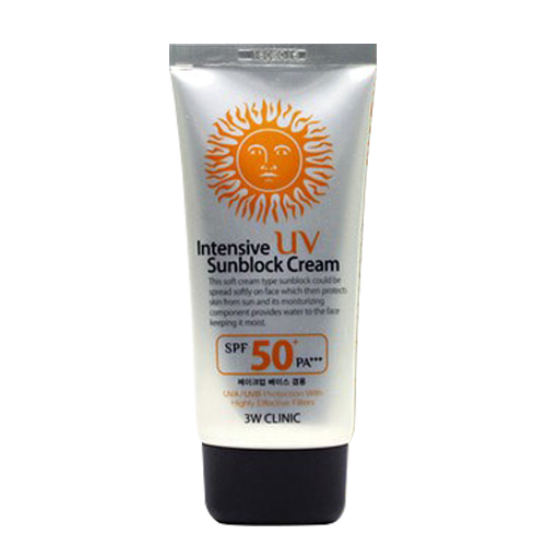 3W CLINIC INTENSIVE UV SUNBLOCK CREAM SPF50 PA+++