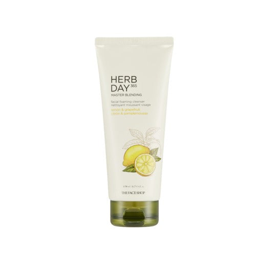 THE FACE SHOP HERB DAY 365 MASTER BLENDING FOAMING CLEANSER LEMON 170ML