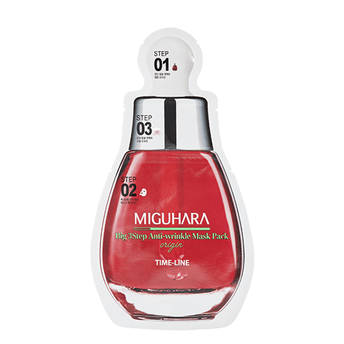 MIGUHARA BIG 3 STEP ANTI-WRINKLE MASK PACK OIRIGIN (1.7ML+2ML+25ML)