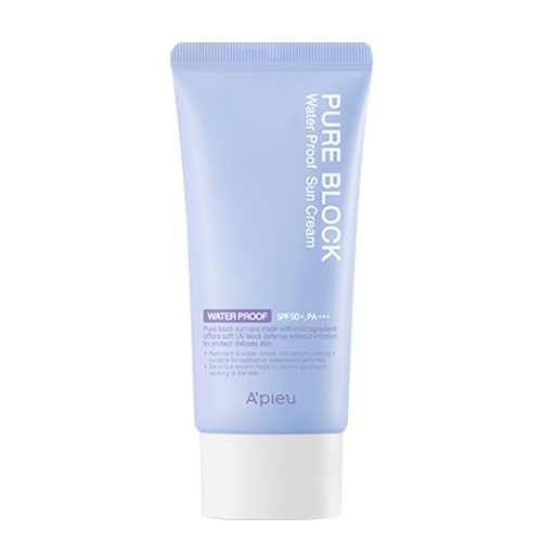 A'pieu PURE BLOCK NATURAL WATERPROOF SUN CREAM SPF50+ PA+++
