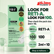 VT Reti-A Reedle Shot 100 2ml x10 — LOOK FOR RETI-A. LOOK FOR 100.