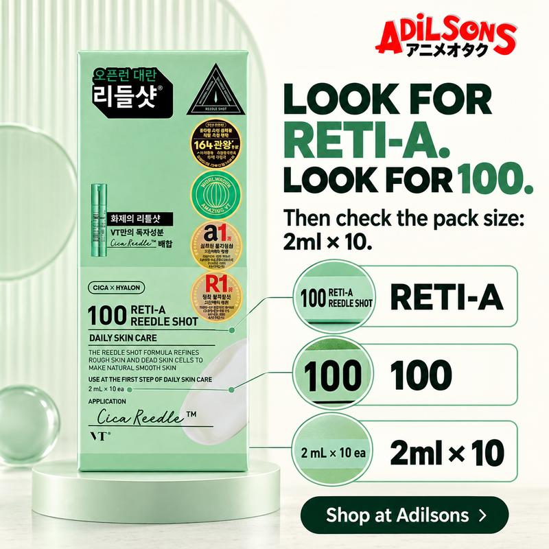 VT Reti-A Reedle Shot 100 2ml x10 — LOOK FOR RETI-A. LOOK FOR 100.
