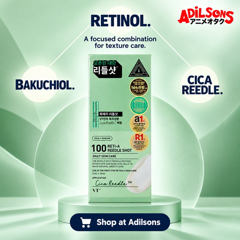 VT Reti-A Reedle Shot 100 2ml x10 — RETINOL. BAKUCHIOL. CICA REEDLE.