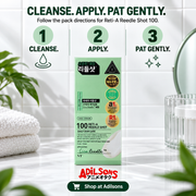 VT Reti-A Reedle Shot 100 2ml x10 — CLEANSE. APPLY. PAT GENTLY.