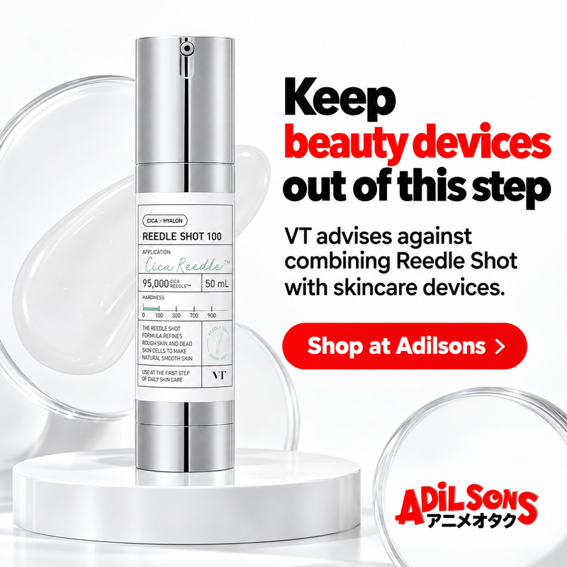 VT Reedle Shot 100 50ml creative 16: Keep beauty devices out of this step