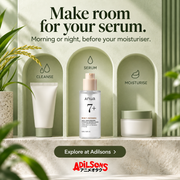 Anua Rice Ceramide Serum creative 4: Make room for your serum. Morning or night, before your moisturiser.