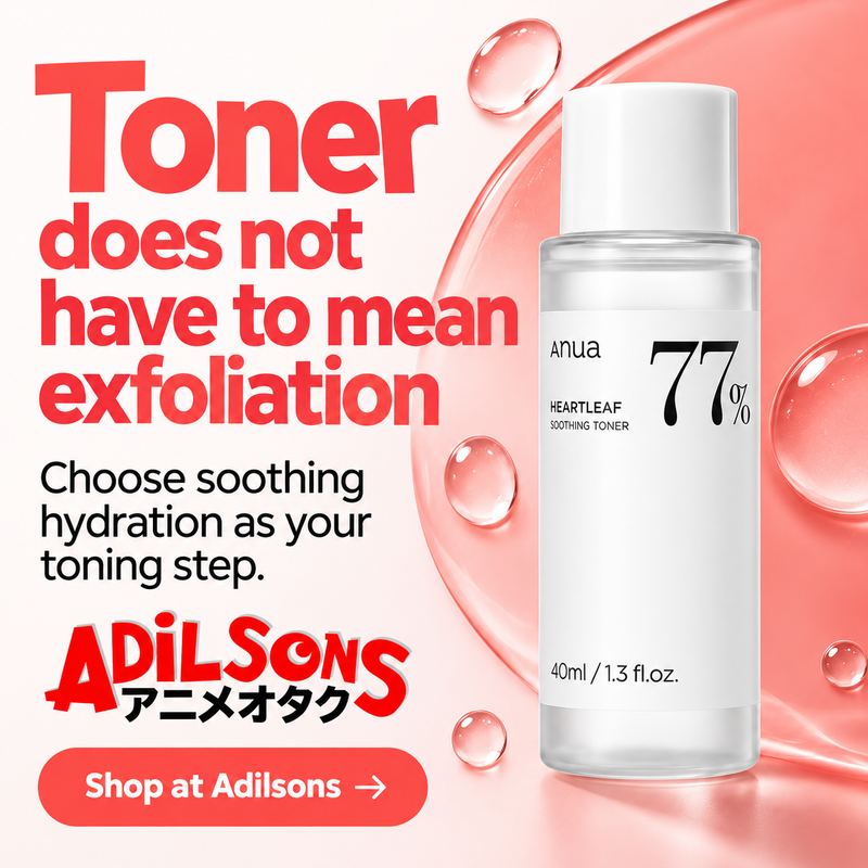 Anua Heartleaf77 Soothing Toner40ml creative 3: Toner does not have to mean exfoliation