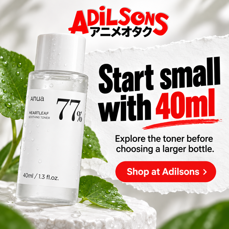 Anua Heartleaf77 Soothing Toner40ml creative 6: Start small with40ml