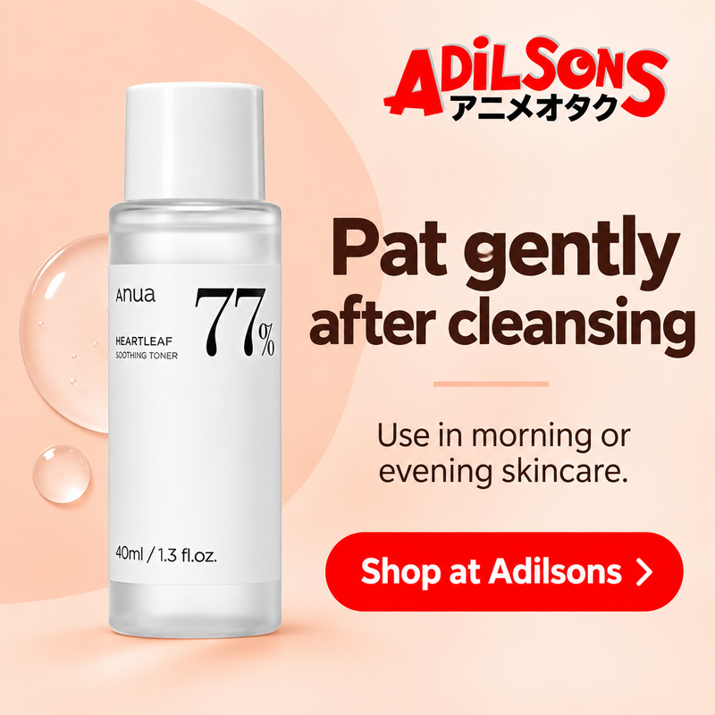 Anua Heartleaf77 Soothing Toner40ml creative 13: Pat gently after cleansing