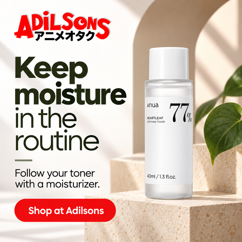 Anua Heartleaf77 Soothing Toner40ml creative 14: Keep moisture in the routine