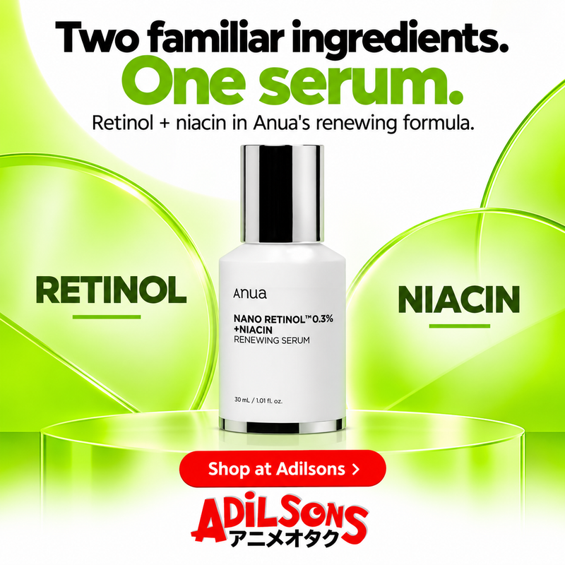 Anua Nano Retinol Niacin Renewing Serum30ml creative 5: Two familiar ingredients. One serum.