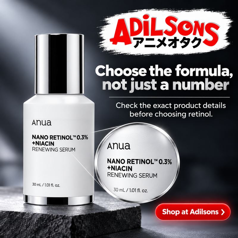 Anua Nano Retinol Niacin Renewing Serum30ml creative 6: Choose the formula, not just a number