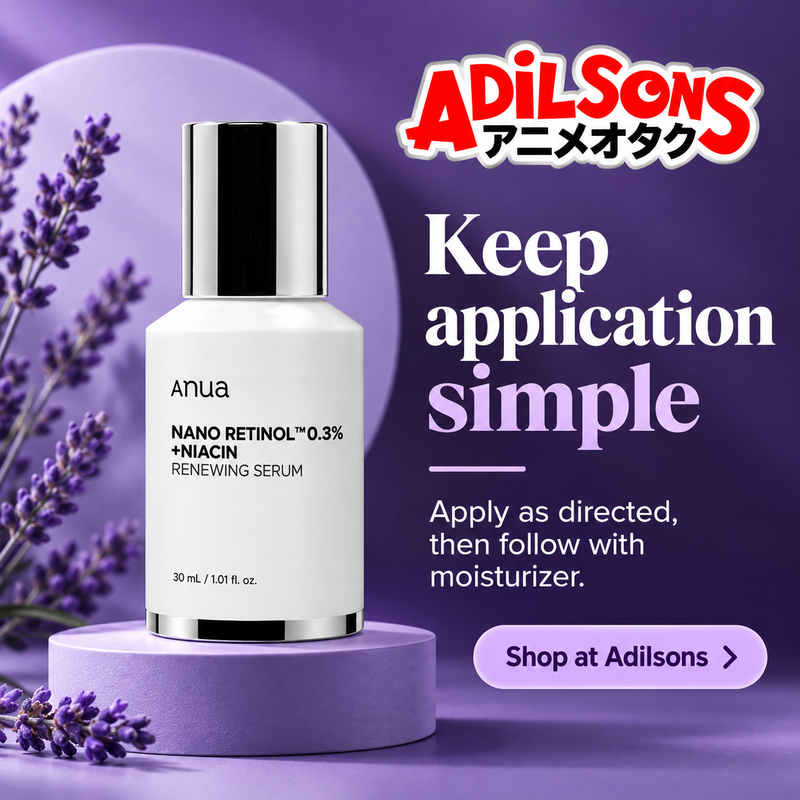 Anua Nano Retinol Niacin Renewing Serum30ml creative 13: Keep application simple