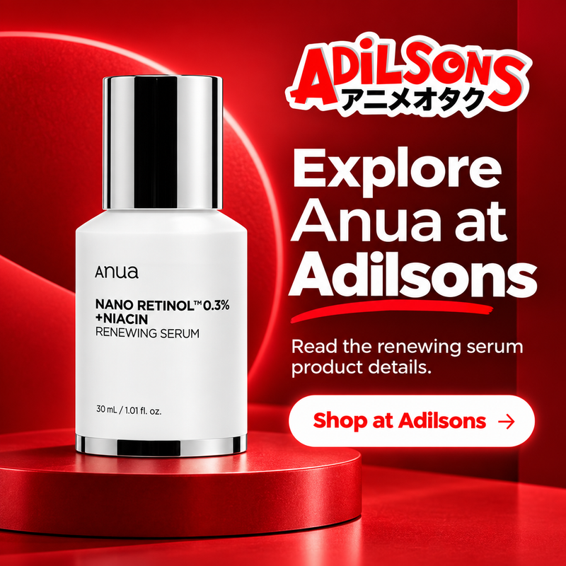 Anua Nano Retinol Niacin Renewing Serum30ml creative 18: Explore Anua at Adilsons
