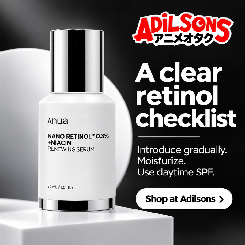 Anua Nano Retinol Niacin Renewing Serum30ml creative 20: A clear retinol checklist