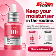 Anua Niacinamide10 TXA4 Serum30ml creative 14: Keep your moisturiser in the routine. Layer this serum before your usual moisturiser; it is a separate step.