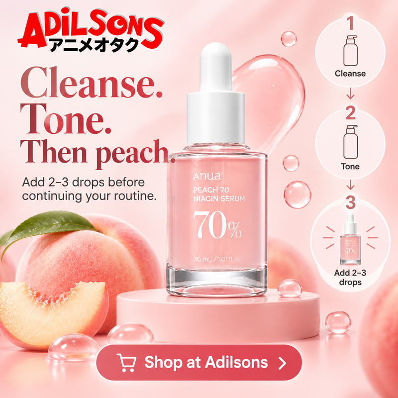 Anua Peach70 Niacin Serum30ml – routine – creative 4