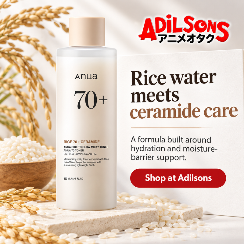 Anua Rice70 Ceramide Glow Milky Toner250ml creative5: Rice water meets ceramide care