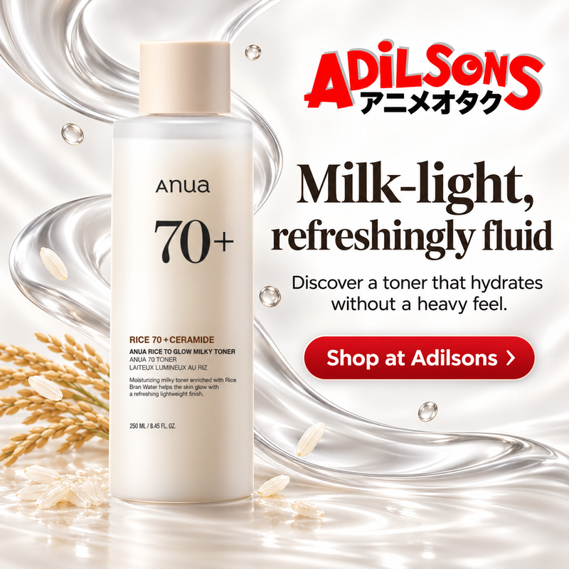 Anua Rice70 Ceramide Glow Milky Toner250ml creative9: Milk-light, refreshingly fluid