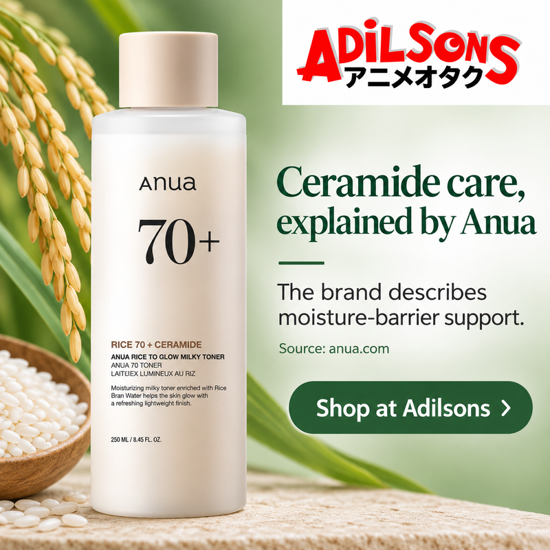 Anua Rice70 Ceramide Glow Milky Toner250ml creative11: Ceramide care, explained by Anua
