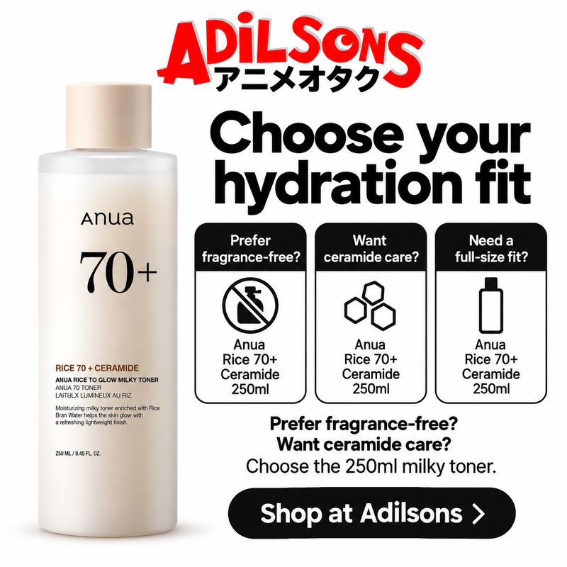 Anua Rice70 Ceramide Glow Milky Toner250ml creative20: Choose your hydration fit
