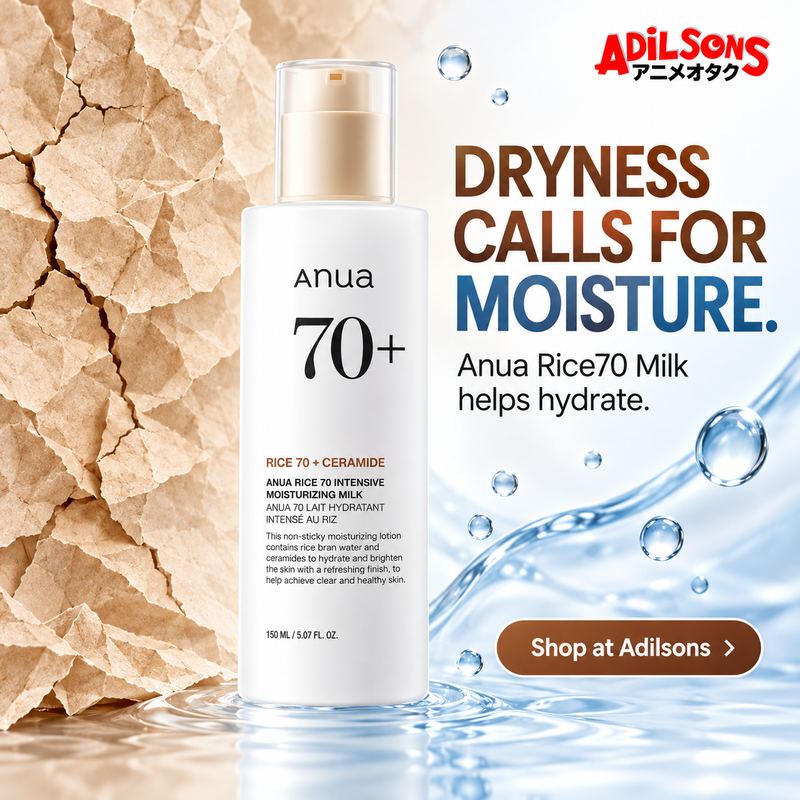 Anua Rice70 Moisturizing Milk150ml — DRYNESS CALLS FOR MOISTURE