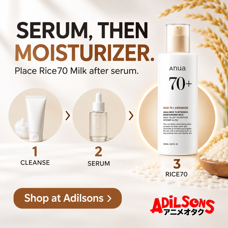 Anua Rice70 Moisturizing Milk150ml — SERUM, THEN MOISTURIZER