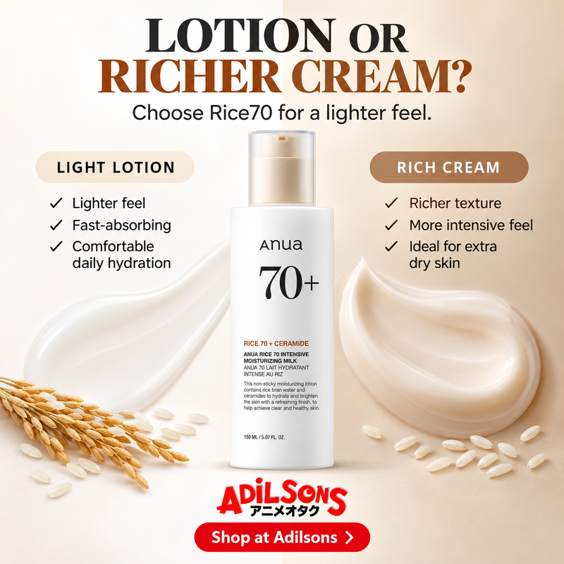 Anua Rice70 Moisturizing Milk150ml — LOTION OR RICHER CREAM?