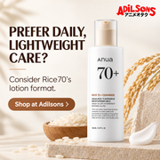 Anua Rice70 Moisturizing Milk150ml — PREFER DAILY, LIGHTWEIGHT CARE?