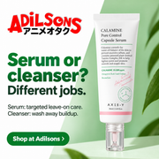 AXIS-Y Calamine Pore Control Capsule Serum50ml creative6: Serum or cleanser? Different jobs.