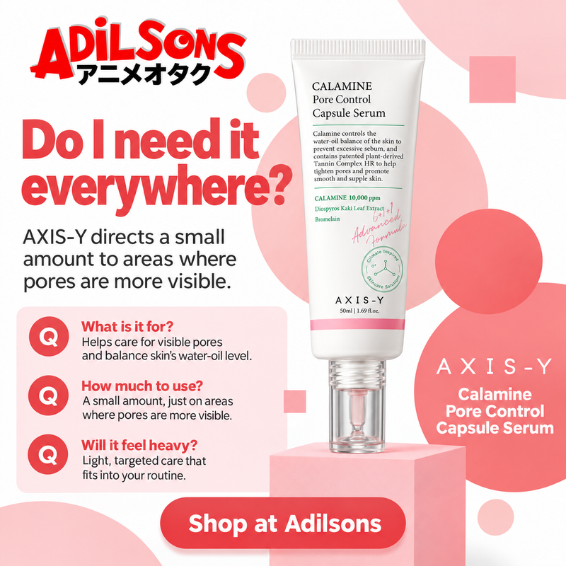 AXIS-Y Calamine Pore Control Capsule Serum50ml creative12: Do I need it everywhere?